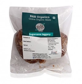 B&B Organics Sugarcane jaggery   Pack  1 kilogram